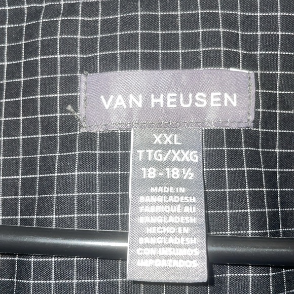 New Van Heusen Button Up Short Sleeved Men’s Size XXL. - Picture 6 of 8